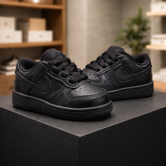 Nike Other - TODDLER BABY NIKE DUNK LOW (TD) BLACK/BLACK (FB9107 009) SIZE 4C